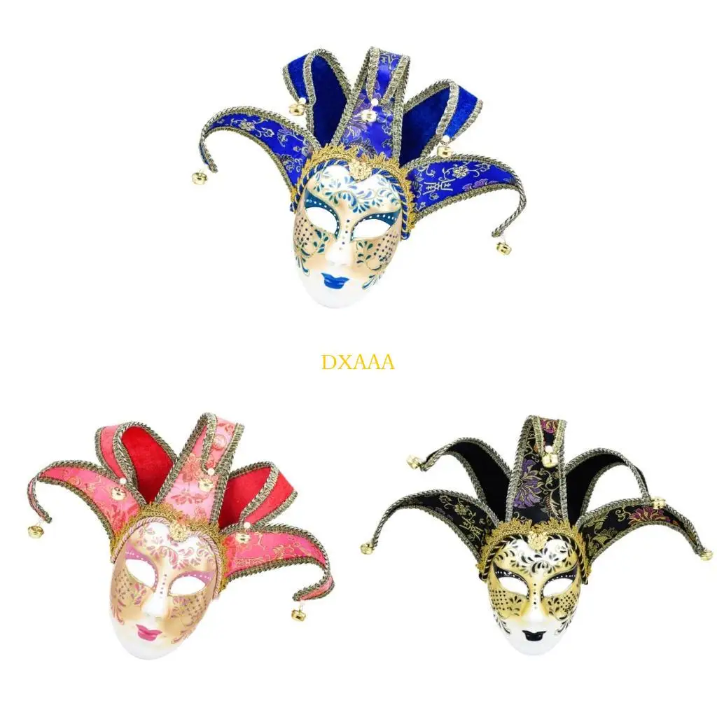 

DXAA Mardi Gras Mask Masquerade Mask Mask Venetians Comedy Mask Carnivals Mask Halloween Costume Mask for Women
