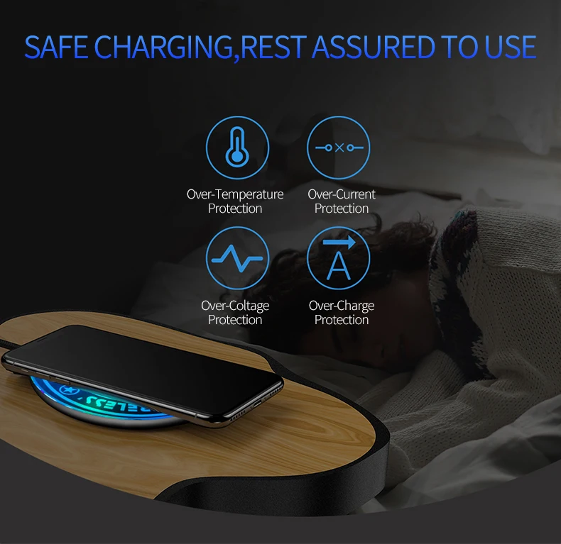 10W Fast Wireless Charger Magic circle For iPhone 12 11 11Pro Max Qi Fast Charging Pad for Samsung Xiaomi Mi Huawei Fast Charger