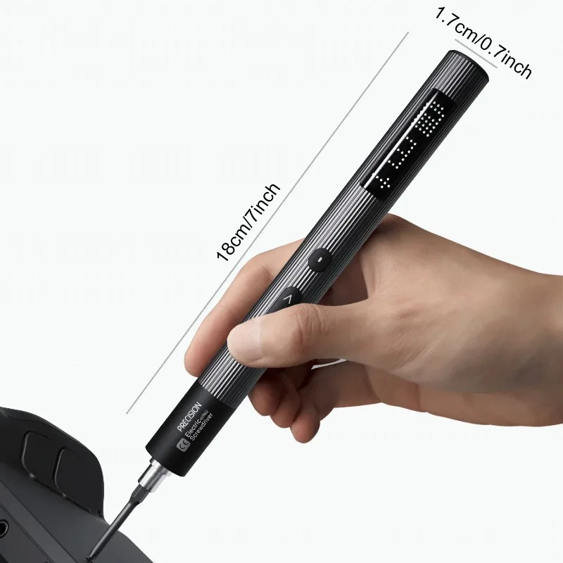 4 in 1 Precision Electric Screwdriver Set With 2 Magnetic Bits And LED Light Professional Repair Tools for iPhone Camera Watch