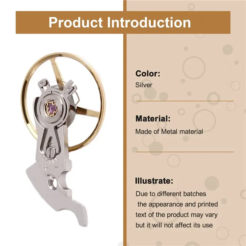 

A18P-Essential Repair Component-Precision Balance Wheel For ETA 2824 2834 2836 Swiss Movement-For Watchmaker Tool