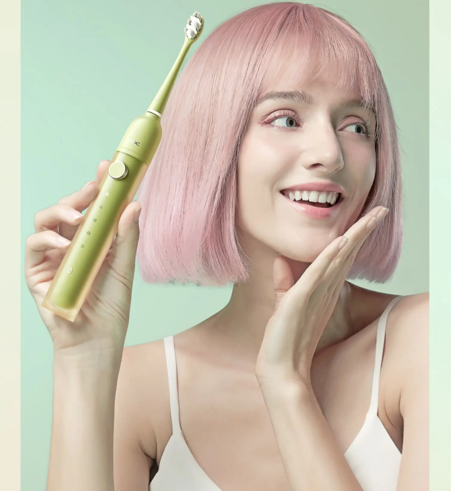 Mroc R1 فرشاة أسنان كهربائية قوية فائقة سونيك سونيك USB قابلة للشحن الكبار تبييض التكنولوجيا الطبية بالفرشاة