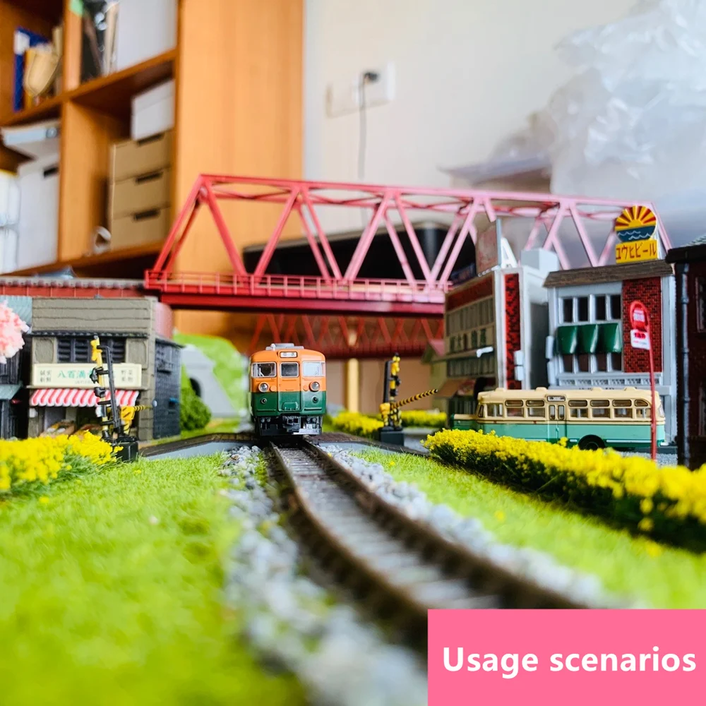 Train Ho 1/87 Scale Length 50 cm Metal Track Model Railway Maquette Bois Building Hobby Model Tools Train track link material