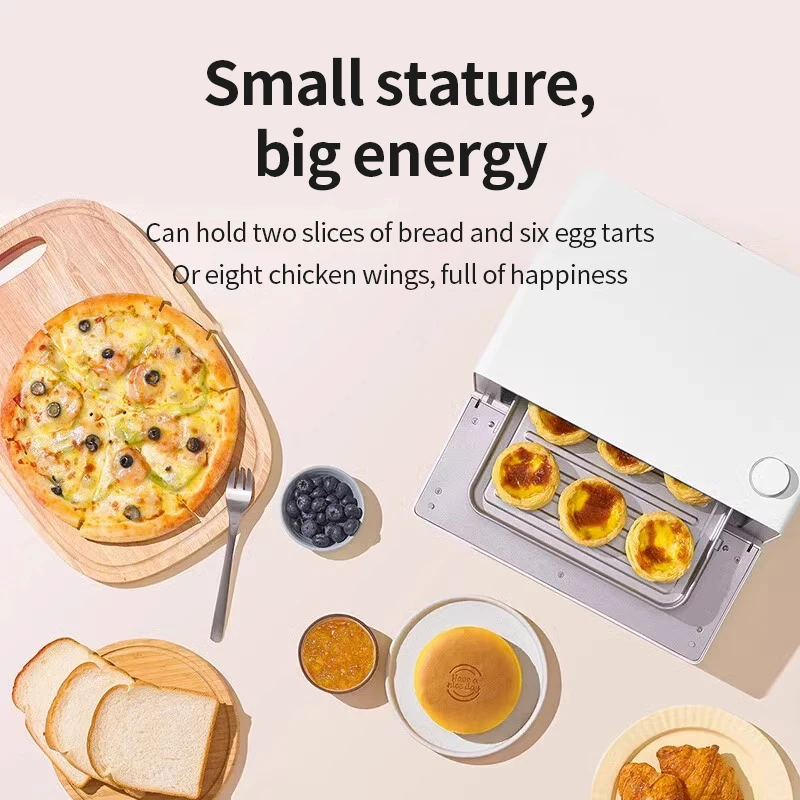 샤오미 스마트 스팀 미니 오븐 12L - 가정용, 소형, 공식 다기능 스팀기 및 베이킹 온도 조절