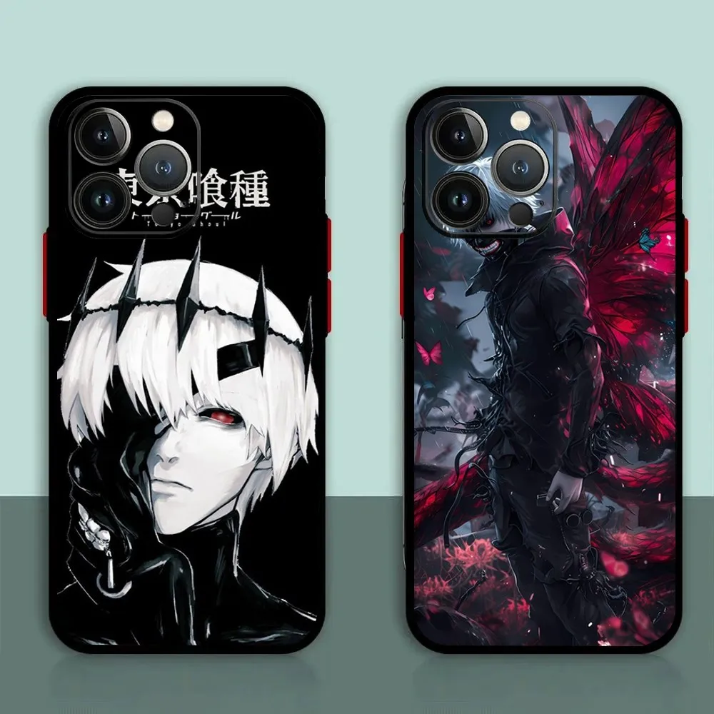 Anime T-Tokyo G-Ghoul Phone Case For iPhone 11,12,13,14,15,XS,XR,X,Mini,Pro,Max,Plus Shell