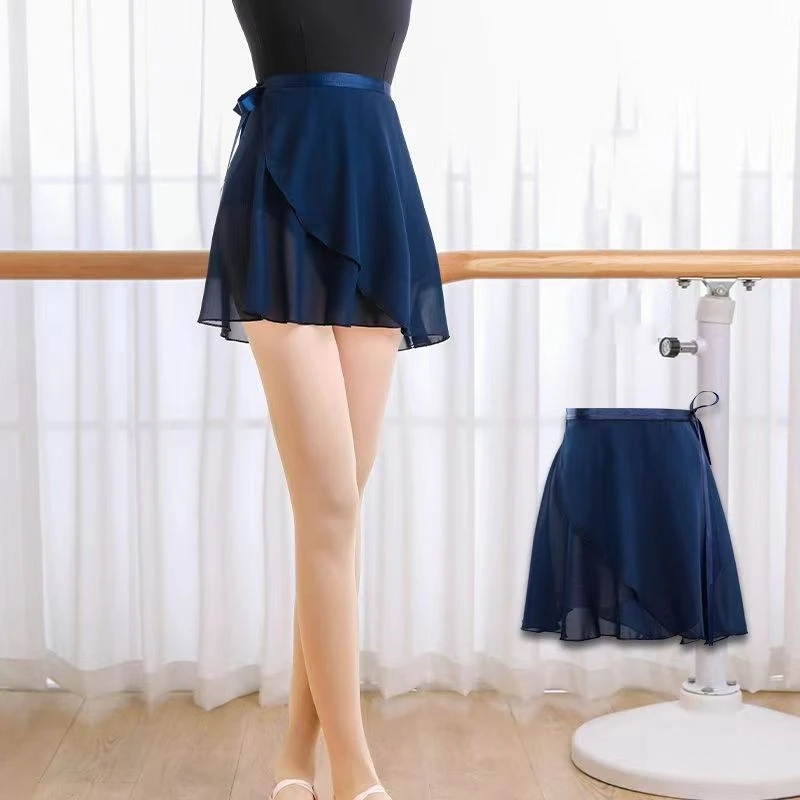 Chiffon dance skirts for women, lace tights for adults, skirts for girls, ballet practice, dancing miniskirts, tutu