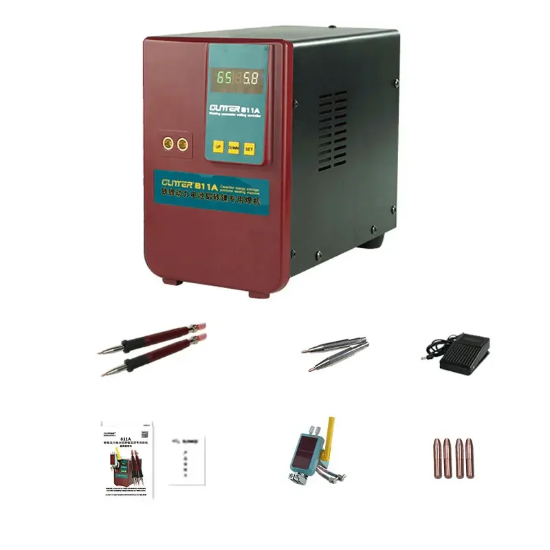 

GLITTER 811A 36KW Spot Welder Pulse Welding Machine for Li-ion Storage Battery Pack Copper Welding