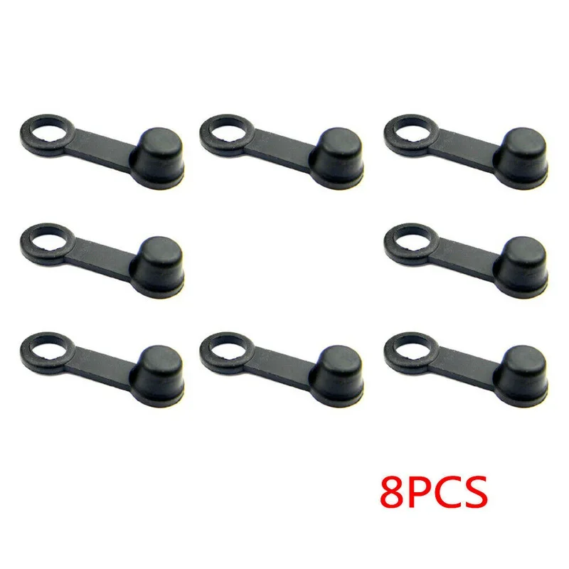 8PCS Car Brake Pump Dust Cap Oil Drain Screw Cap Brake Caliper Sealing Nipple Screw Dust Cap Cover Rubber Motorcycle Accessories