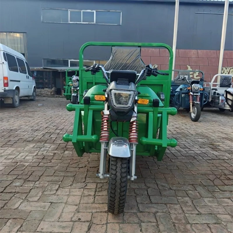 Open Flatbed Design 1500kg High Loading Capacity Frame Comfortable Seat Stable Suspension Logistics Transport Electric Tricycle