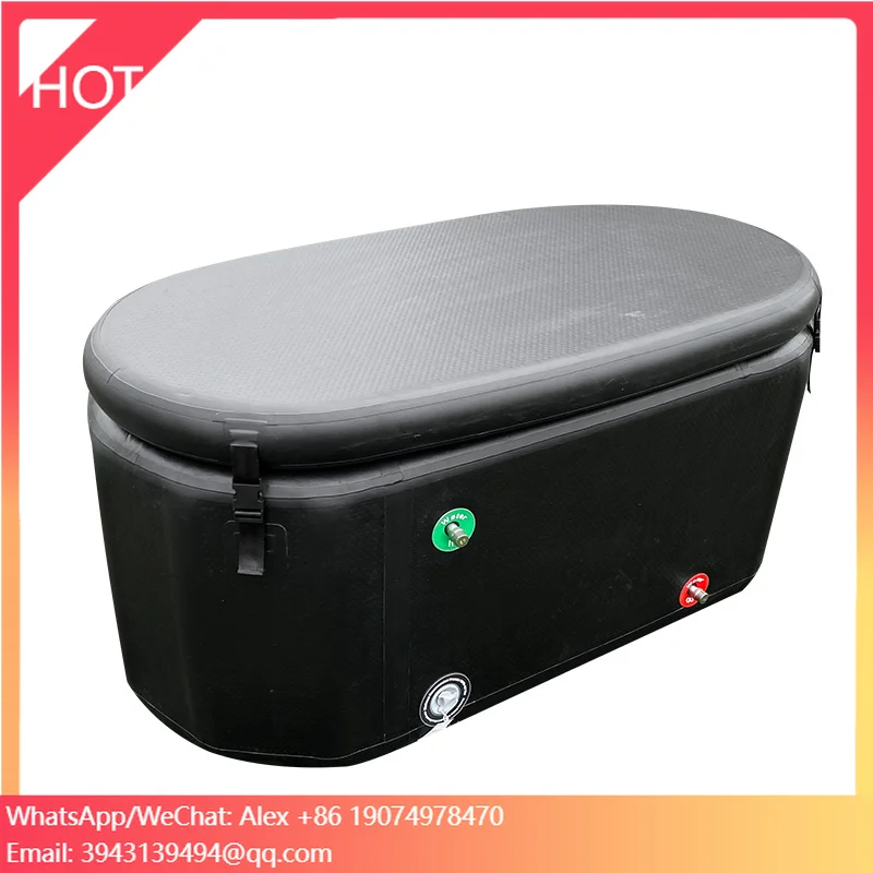 

Надувная ванна для холодной терапии на открытом воздухе, большой бассейн для ледяных купаний, ванна для ледяной терапии, индивидуальный размер