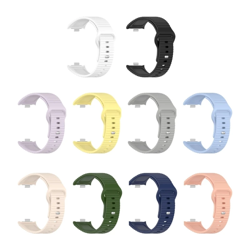 Best Seller Adjustable Smartwatch Replacement Band for Watch 6 Lite with Multiple Holes, Integrated Metal Hardware, and Tucked