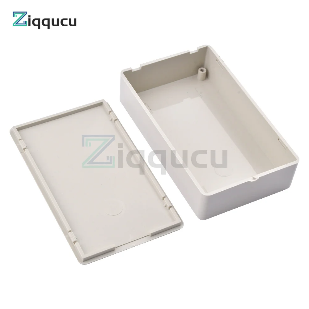 1pc Plastic Waterproof Cover Electronic Project Instrument Enclosure DIY Box Case Junction Box Housing 100x60x25mm Black/White