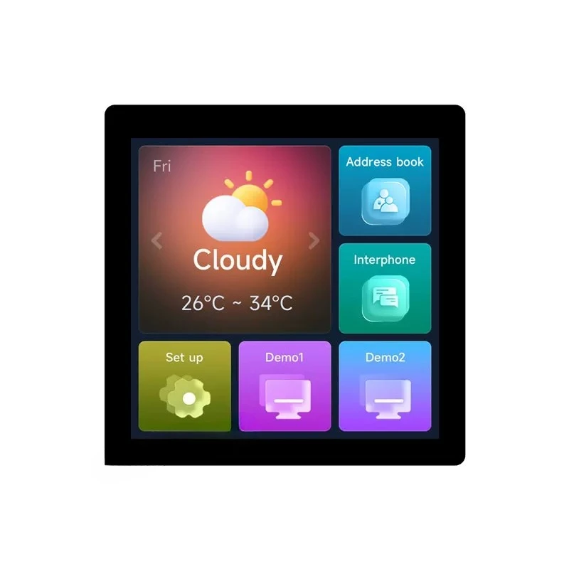 ESP32 S3 development board 4 inch 480x480 LCD touch display for TVBOX CAN/RS485/sensor