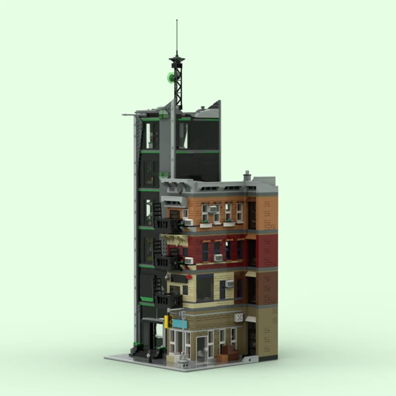 Moc قوالب بناء العنكبوت الكون تعديل عرض الشارع نموذج تكنولوجيا البناء نموذج كتل لعبة البناء الهدايا #4