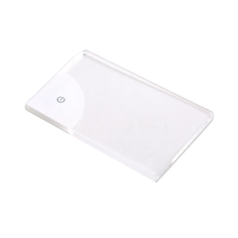 

M16K-LED пустой акриловый светящийся светильник для визитных карточек, прозрачная доска с именем, подарок «сделай сам» для мужа, парня, подарок для папы