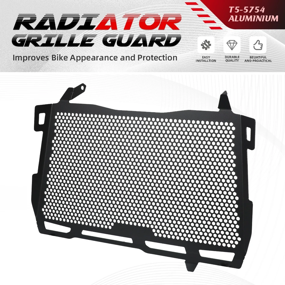 

Aluminum Radiator Grill Guard Cover Oil Cooler Protector Motorcycle Accessories For Ducati MultiStrada 950 1260 1200 S / ABS