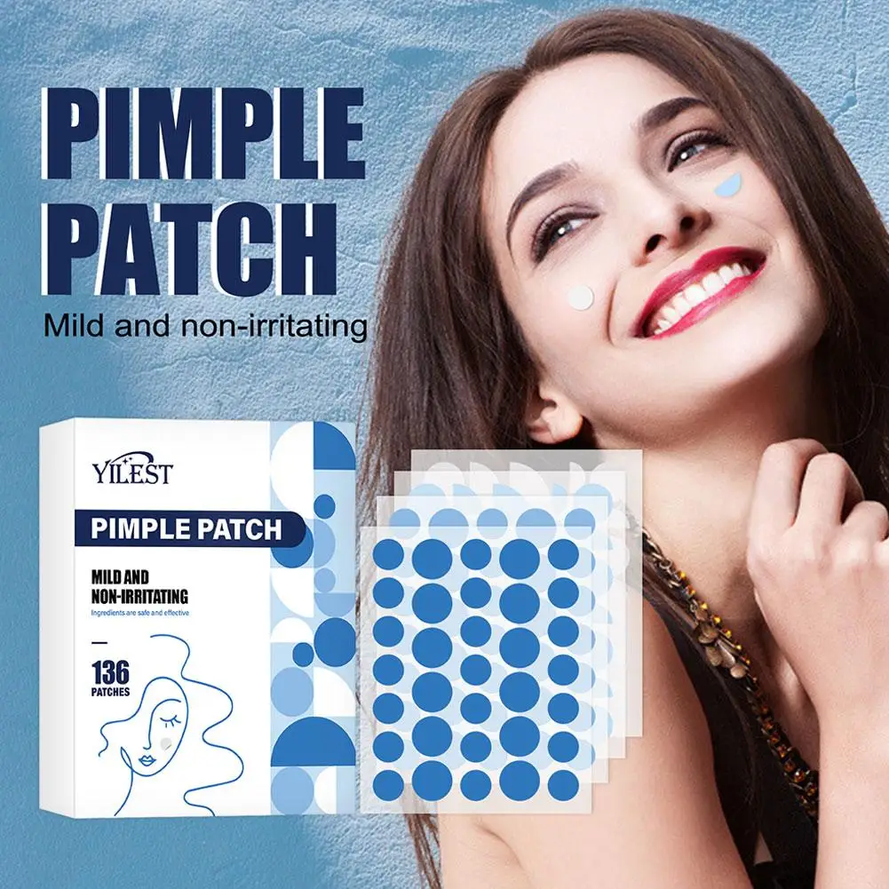 Acne Pimple Patch Stickers Acne Pimple Remover Tool Oil Care Skin Acne And Patches 146 Patch Absorb Face Pus W0D4