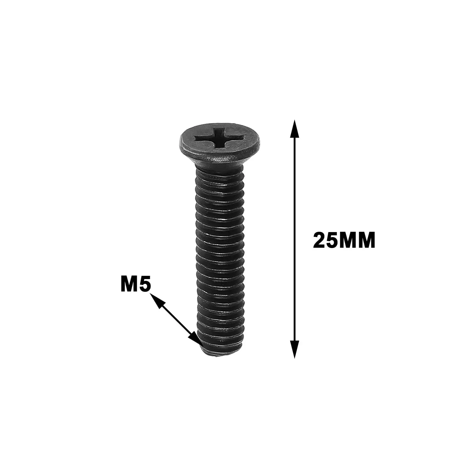 8Pcs Drill Chuck Shank Adapter Screw Left Hand Thread Fit UNF Fixing Screws M5/M6 22/25mm Professional Metal Tools Accessories