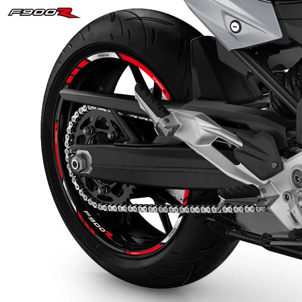 For BMW F900R F 900R f900 r  Motorcycle inner Wheels Stickers Accessories Reflective Stripe Decorative Rim Tire Decals Sticker