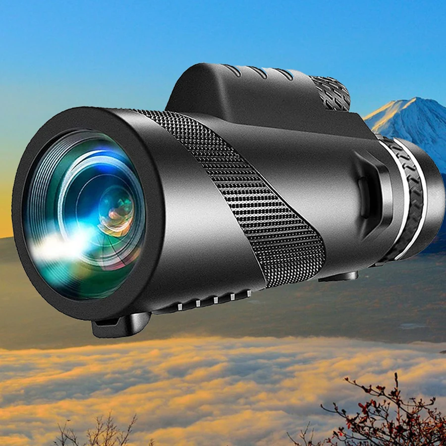 8X42 Telescope Monocular Bak4 Prism IPX4 Waterproof Long Range Powerful For Concerts Competitions Hunting Outdoor Camping