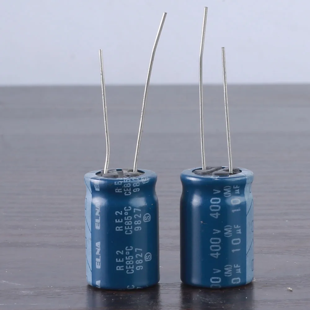 10pcs Japan ELNA RE2 10mfd 400v 10uf 12x20mm electrolytic capacitor 85℃