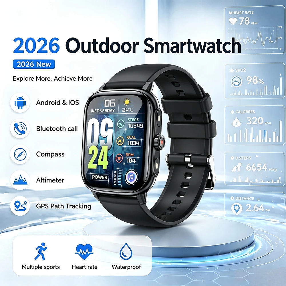 Sports Multifunctional SmartWrist Watch Heart Rate Sleep Monitor Message Notification IP67 Waterproof Smartwatch for Android iOS