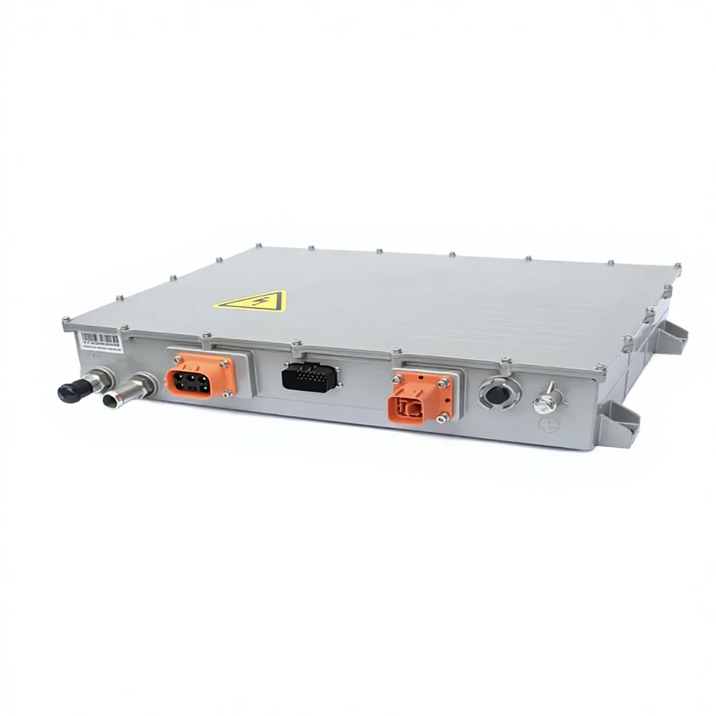 Automotive two-way 120kW water-cooled vehicle DCDC converter assembly IP67 protection level 0-1000VDC input 94% efficiency