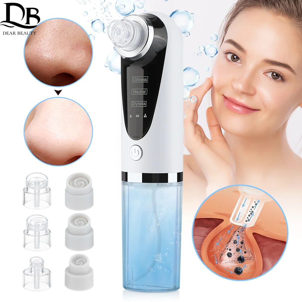 Blackhead Remover Pore Vacuum Cleaner Electric Micro Small Bubble Facial Cleasing Machine USB Rechargeable Beauty Device
