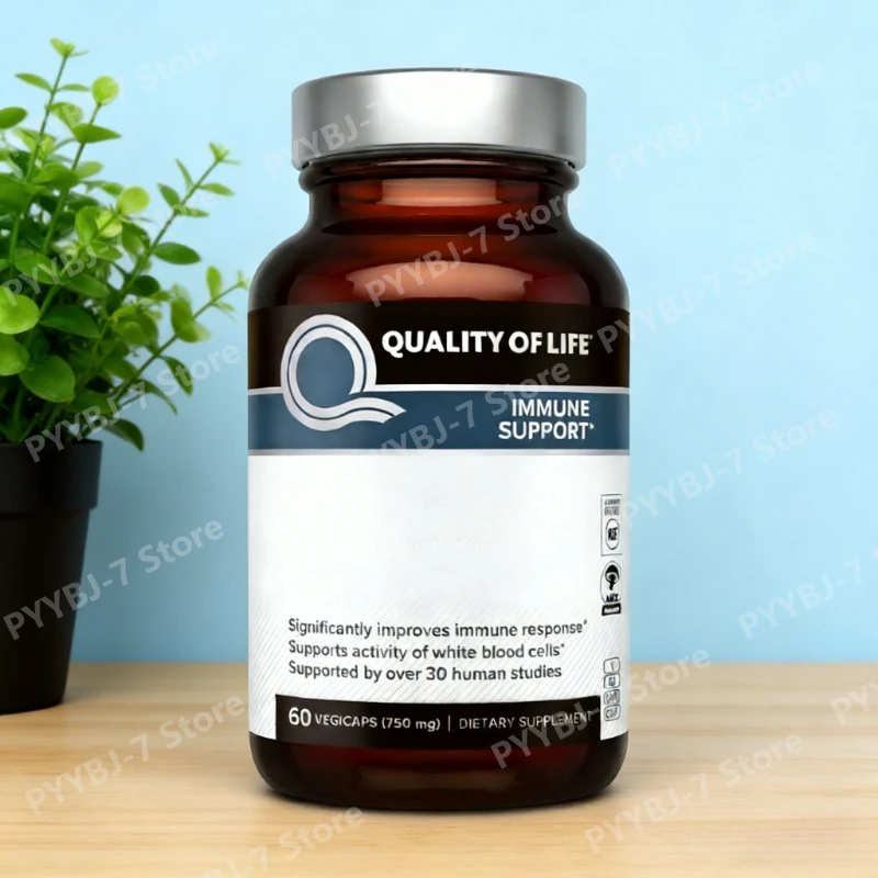 

Plant Herbal Capsules Supplement for Immune Support Liver Function Maintains Natural Killer Cell Activity 60 Veggie Capsules