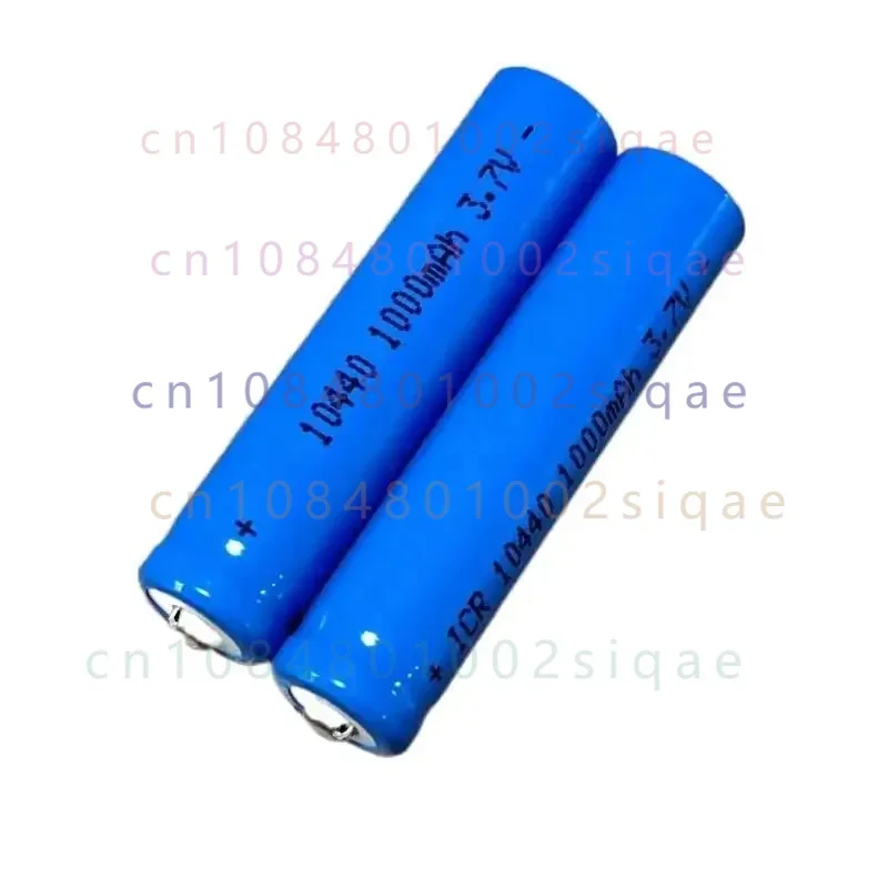 10pcs for 10440 lithium battery no. 7 flat head pointed head 1000mah electric toothbrush shaver flashlight 3.7v lithium ion aaa