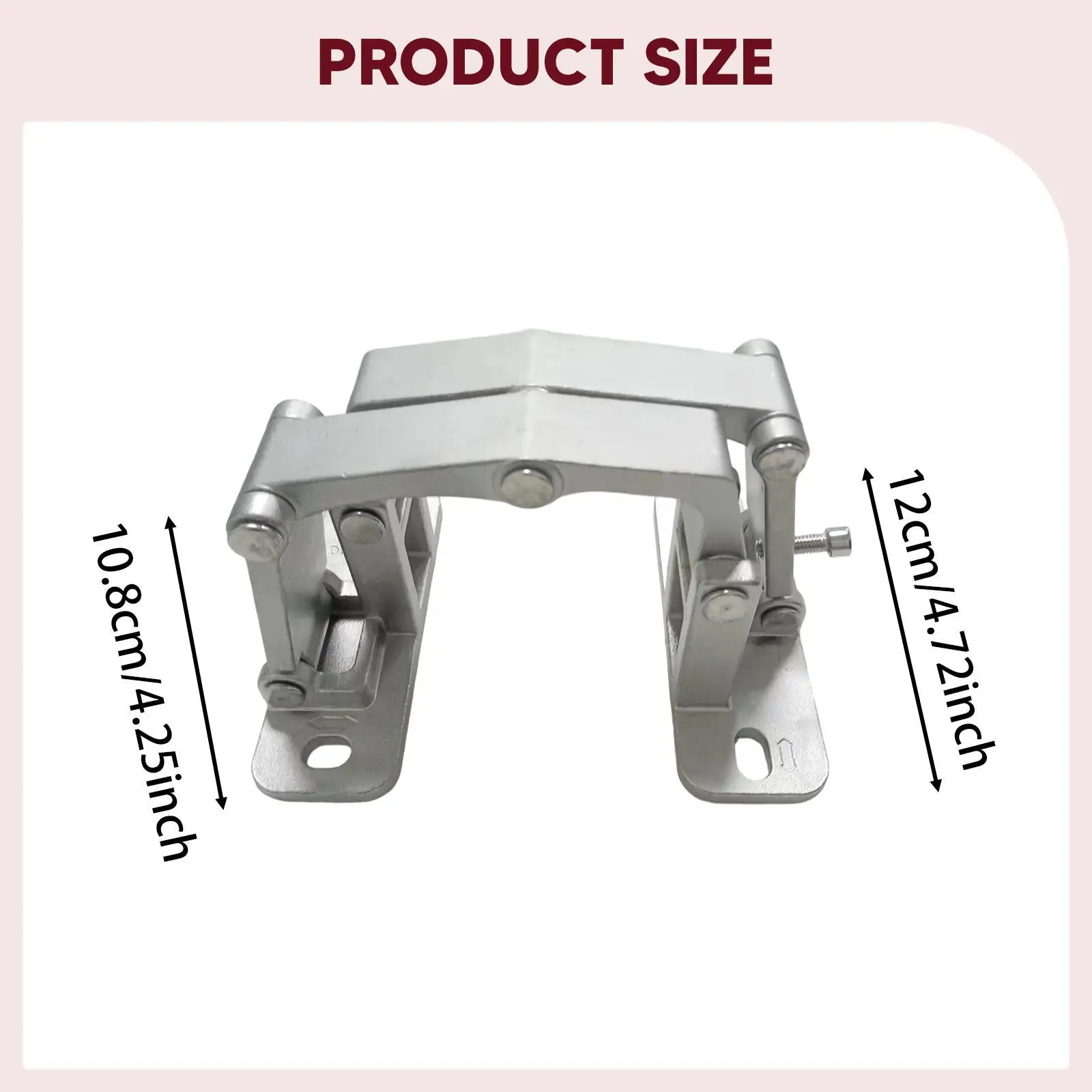 Invisible Stone Door Hinge Concealed Door Hinge 240-300kg Max Load High Strength Multipurpose for Fence Gate Pipe Well Doors