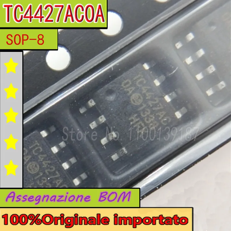 10pcs/lot  TC4427 TC4427ACOA TC4427AE TC4427COA TC4427C TC4427EOA TC4427E TC4427CPA TC4427EPA DIP-8