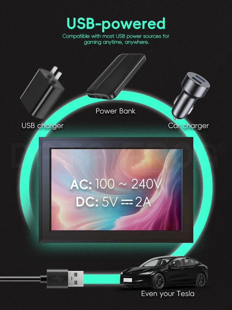 جهاز ألعاب محمول DATA FROG 1280P FHD وحدة تحكم ألعاب محمولة مدمجة في WiFi 64GB 15000 ألعاب كلاسيكية ريترو للترفيه #4