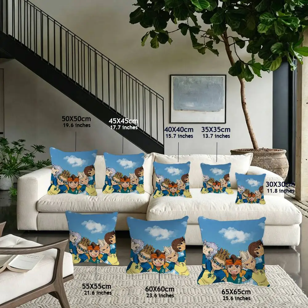 Anime Inazuma Eleven Axel Blaze Cushion Cover Inches Farmhouse Decor Home Throw Pillow Covers For Couch Decorations