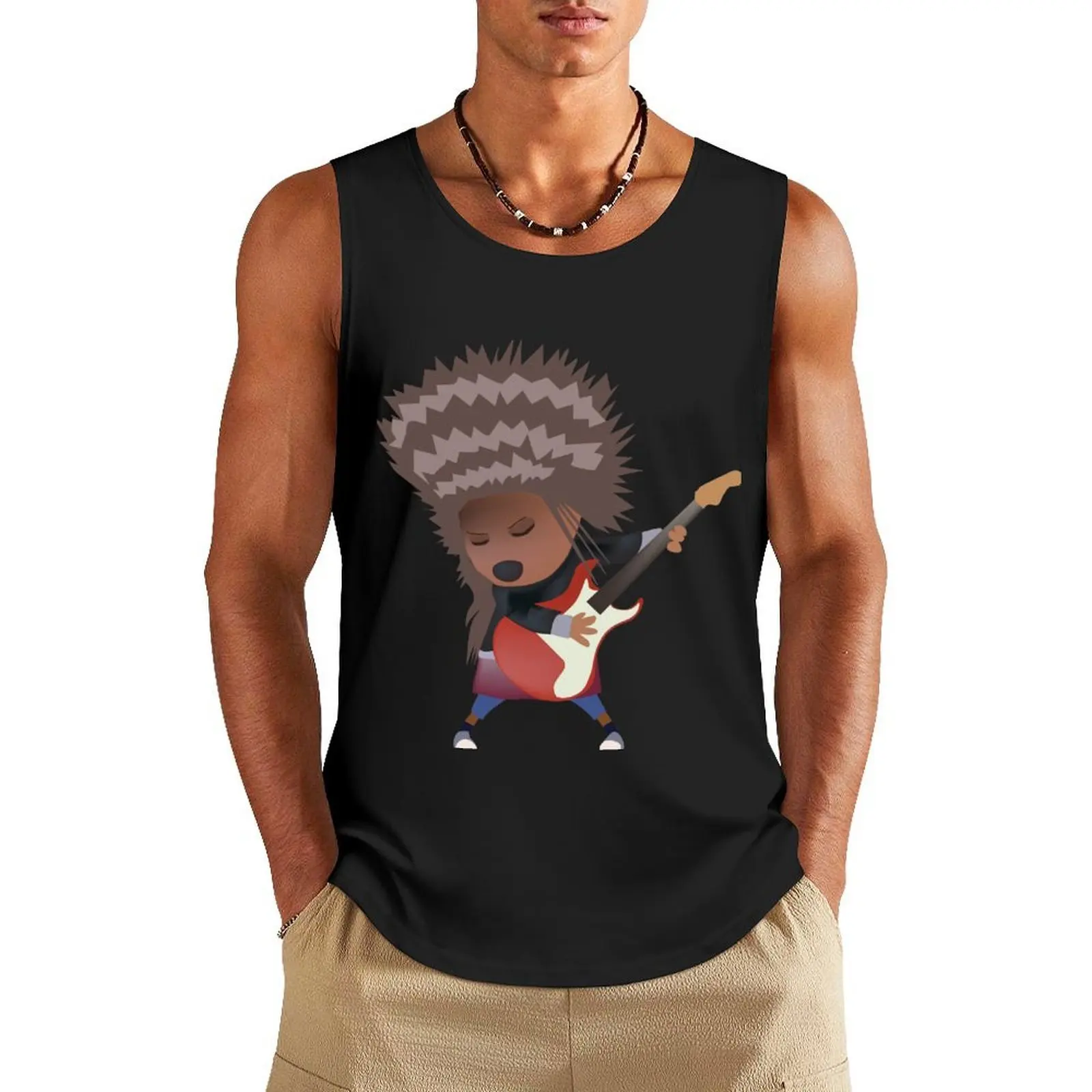 

porcupine rocker Tank Top Gym t-shirt man summer clothes man 2025 sleeveless vest men