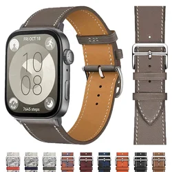 Retro Loop for Huawei Watch Fit 3 Strap Leather Bracelet Wristband Quick Replacement belt correa Watchbands for Huawei Fit 3-2