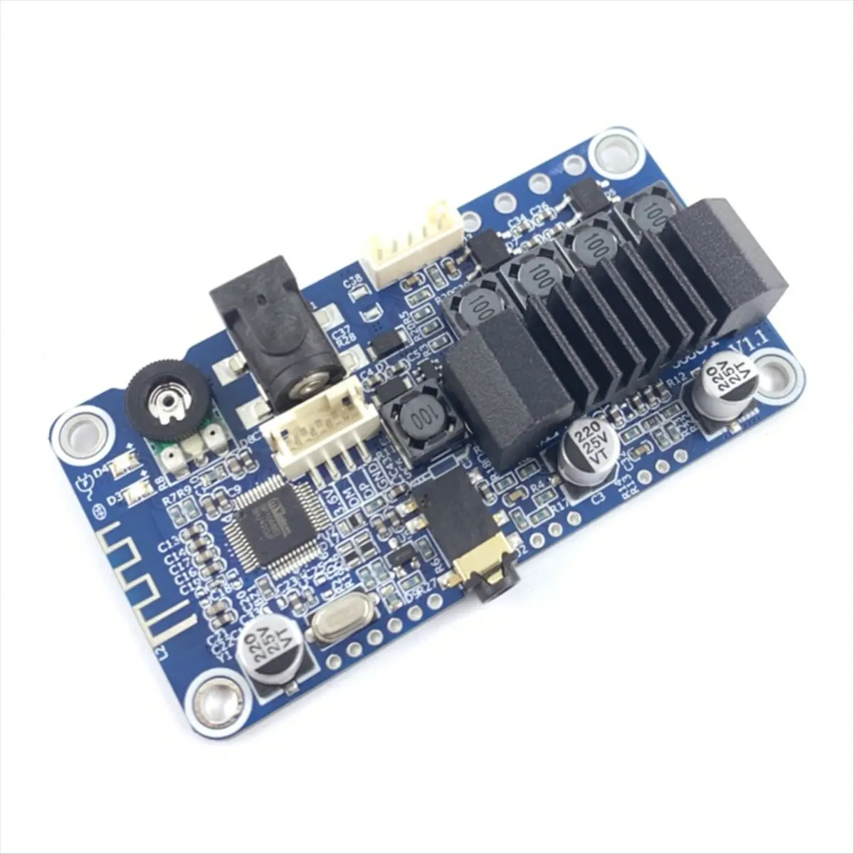 Fits for BDM3P BT 5.0 Power Amplifier TPA3116 Stereo 2X50W DC12-24V 3.5mm Input for DSP Tuning Suitable for DIY Audio Systems