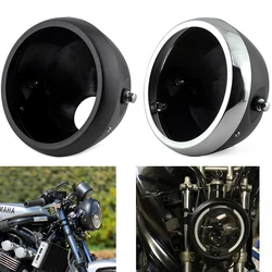 Motorcycle Headlight 7-Inch Retro Deep Bucket Shell Modified Headlight Base LED Headlight Shell For Harley For Honda For Custom