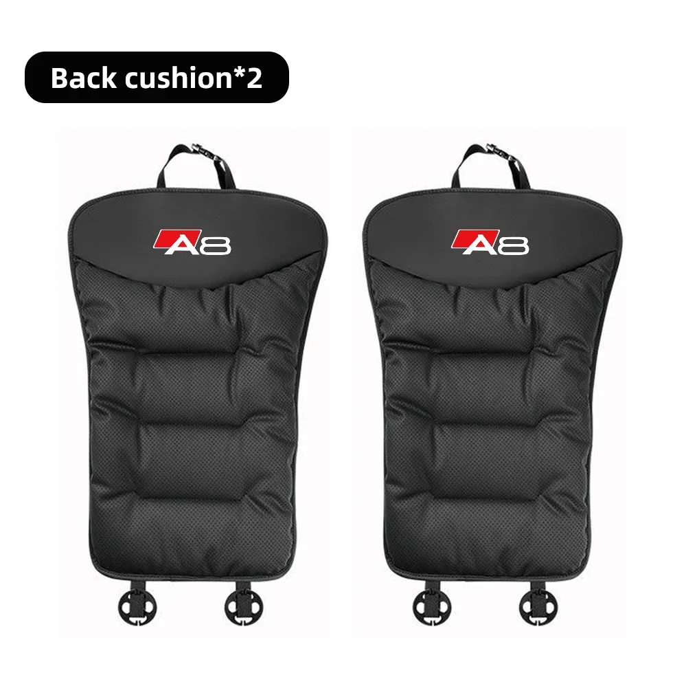 Lederen Autostoel Cover Universele Vier Seizoenen Auto Voor/Achter Zitkussen voor Audi A1 A3 A4 A5 A6 A7 a8 Auto Stoel Protector Pad