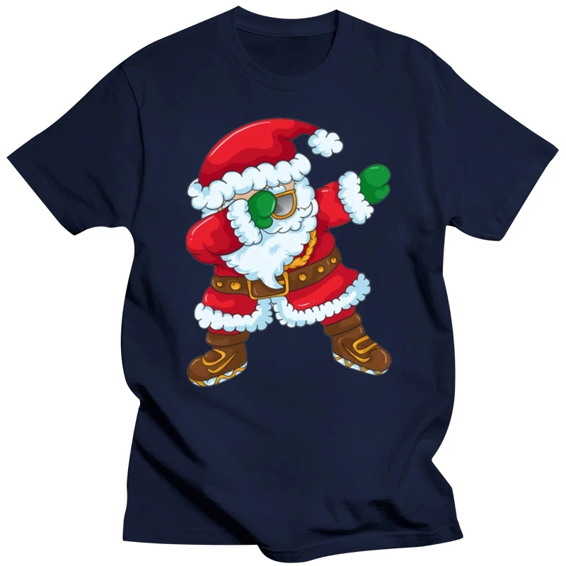 Drop Shipping Women Men Funny T Shirts Inebriate Dabbing Santa Hand Jive Dance Tshirt Best Chritmas Gift Tee Shirt Top Quality