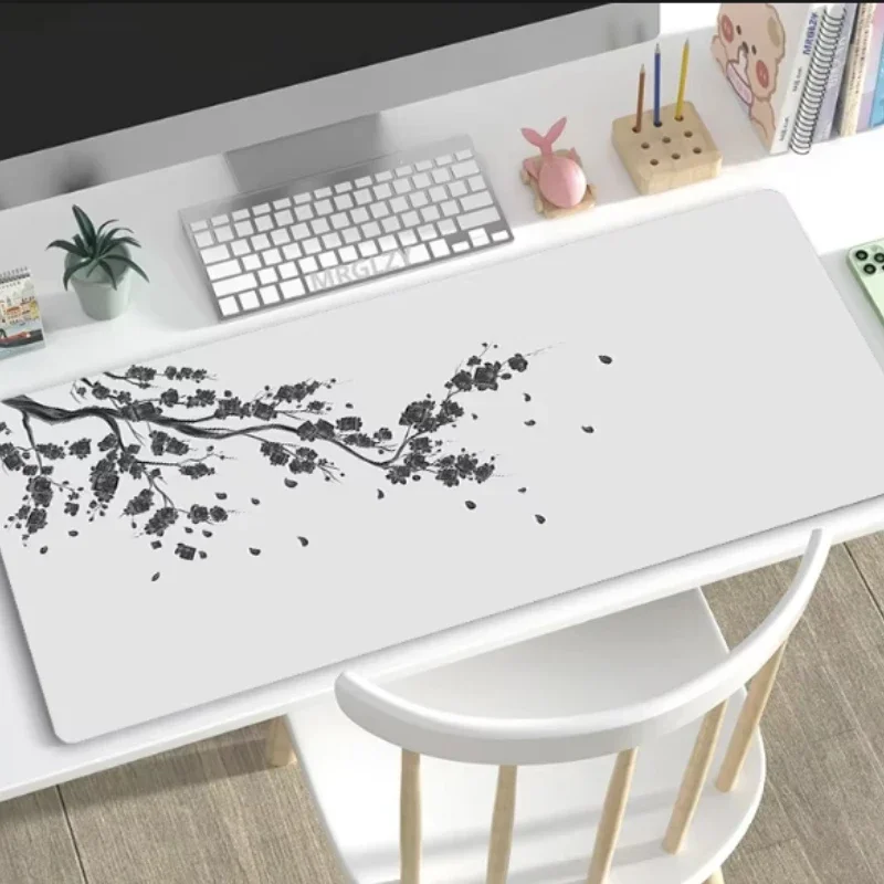 

Large Size Plum Blossom Mouse Pad Gaming Accessories Desk Mat Large Mause Carpet Anti Slip For PC Laptop Desktop Mousepad