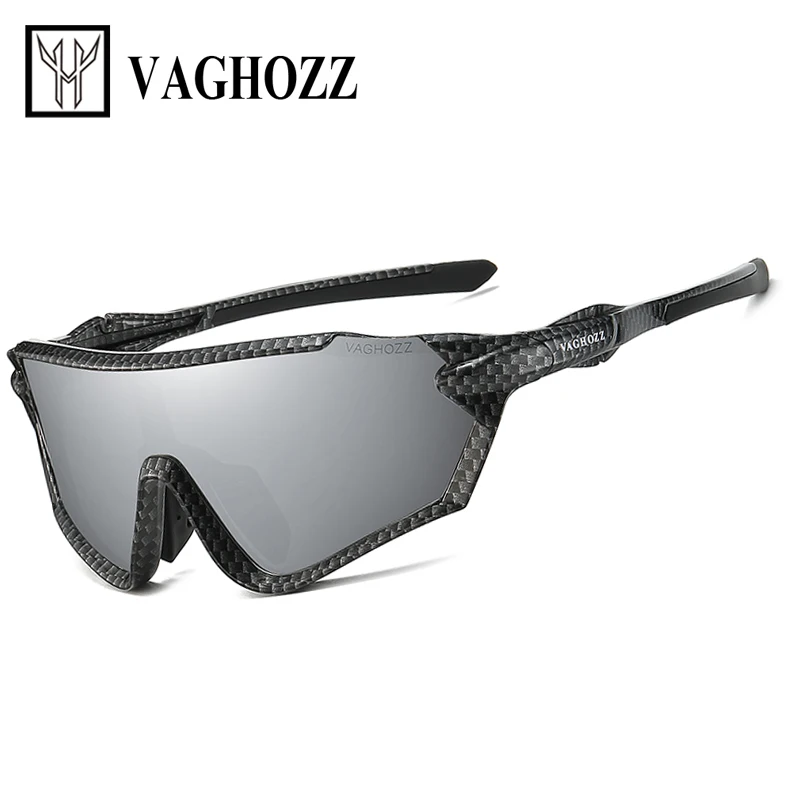 VAGHOZZ NEW UV400 Sports Sunglasses Outdoor Glasses Men Women Eyewear MTB Eyeglasses Bike Bicycle Goggles