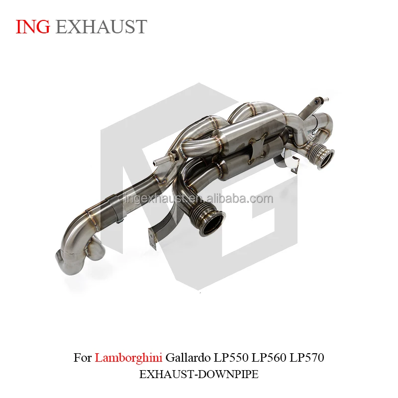 ING منتج جديد العادم الفولاذ المقاوم للصدأ Catback صمام العادم لامبورغيني LP550 2010 + هوراكان LP580 LP610 أو EVO 5.2 V10