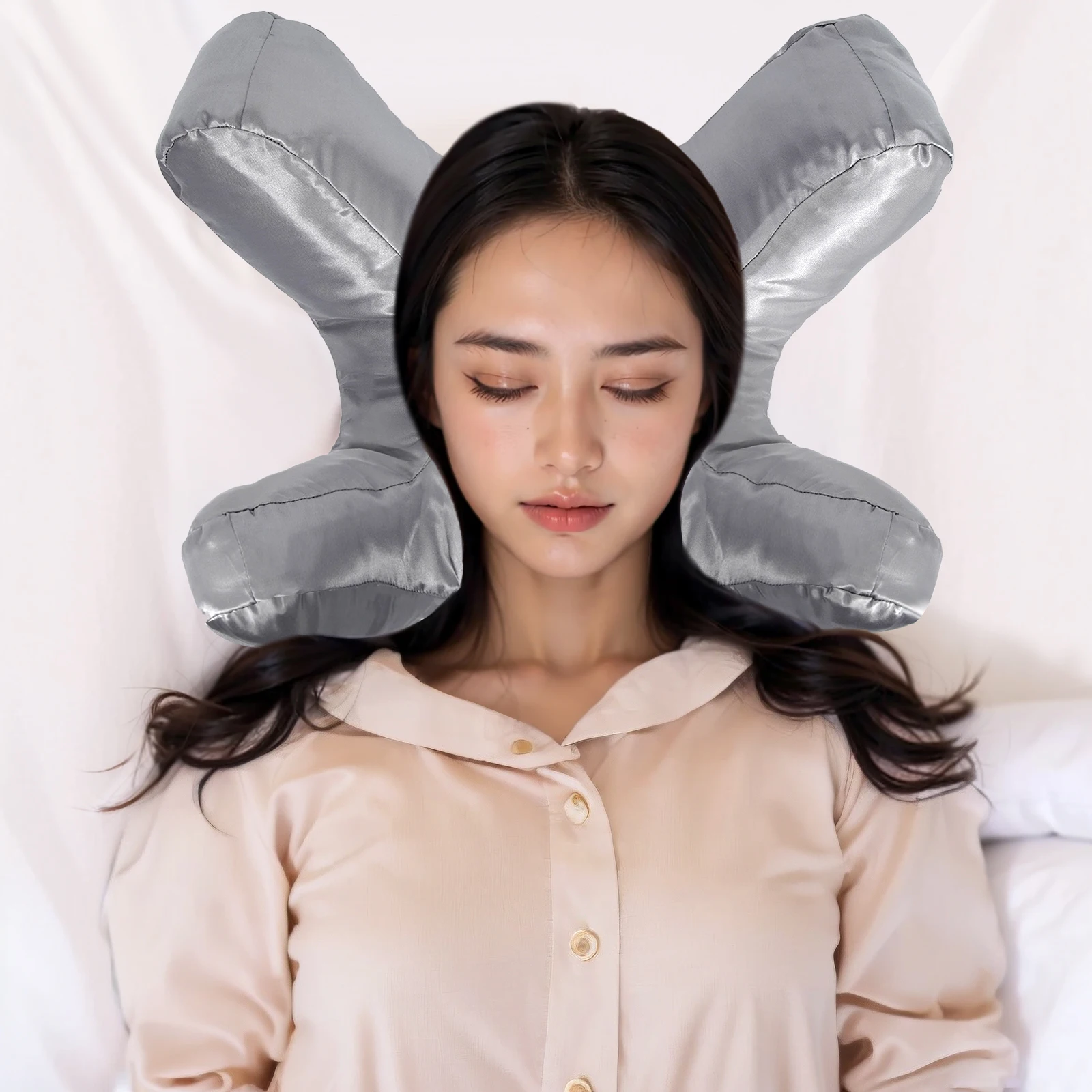 Anti wrinkles-aging pillow Beauty Pillow Face pillow for beauty sleep  Back Sleep pillow with a free pillow case