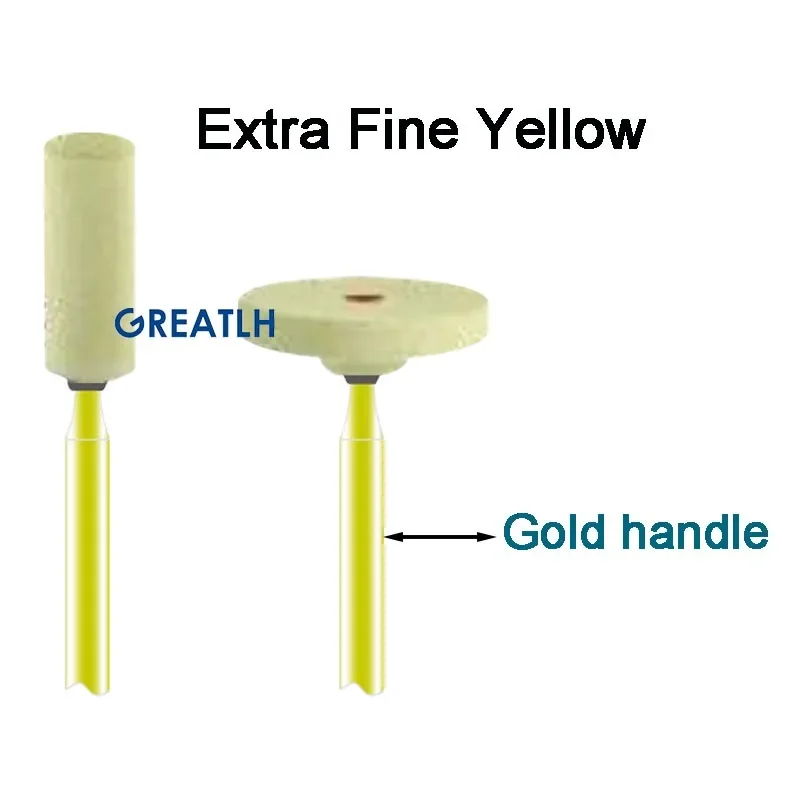 GREATLH Dental Diamond Stones Caramic Diamond Polisher Grinder Extra Fine Dental Instrument - Image 3