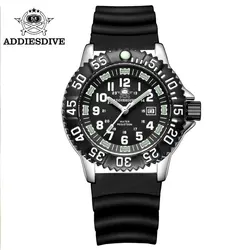 Addies Men Military Quartz Watch Fitness Outdoor Calendar Waterproof Sports Tube Luminous Watch Rotating Bezel Quartz Dive Watch