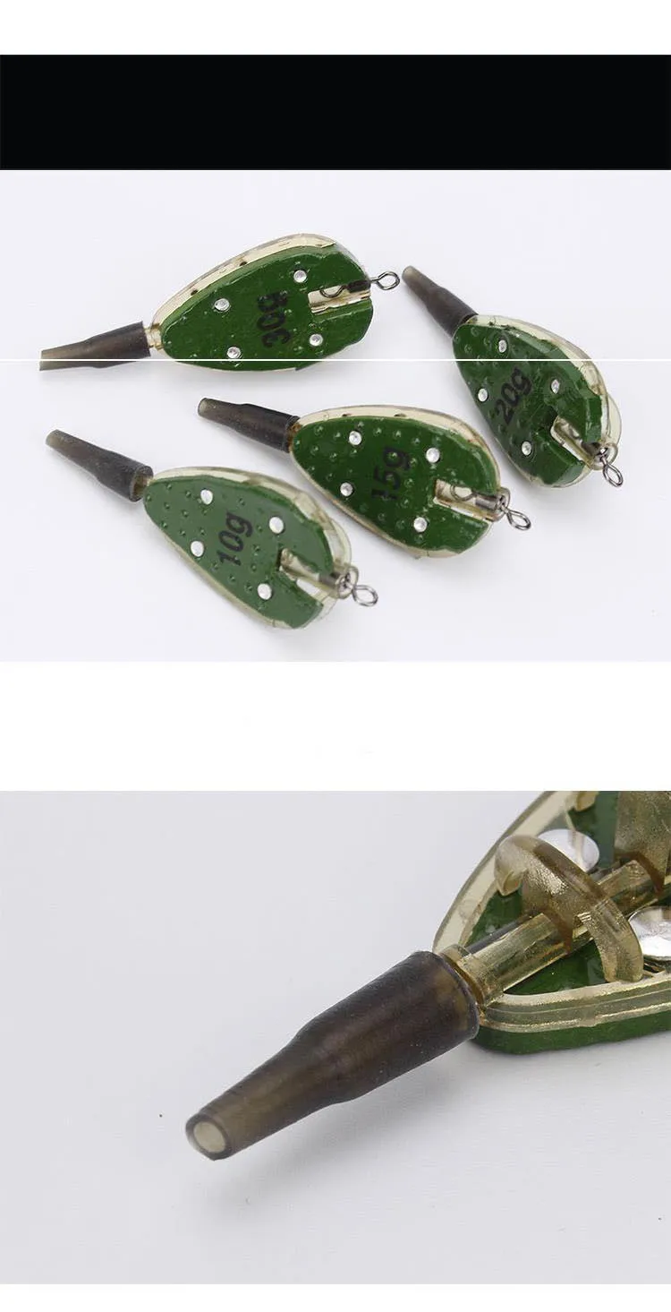 10 ~ 30g Inline Methode Feeder Oder Form Für Karpfen Angeln Tackle-Tool Methode Feeder Angeln Tackle-Tool Methode feeder Angeln Teile – Detail 2