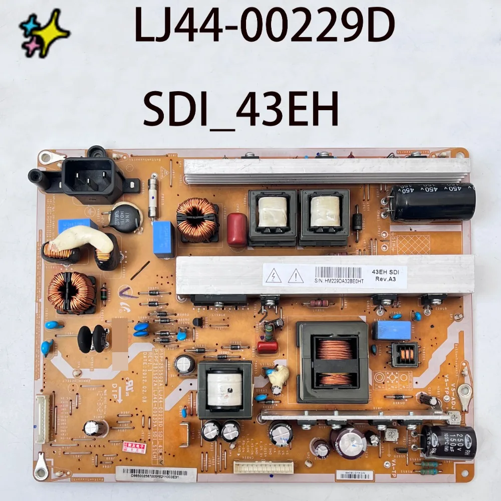 

Authentic Original TV Power Board PSPF251502A LJ44-00229D SDI_43EH Works Normally And is for TVs 3D42A3700 3D42A3000 Accessories