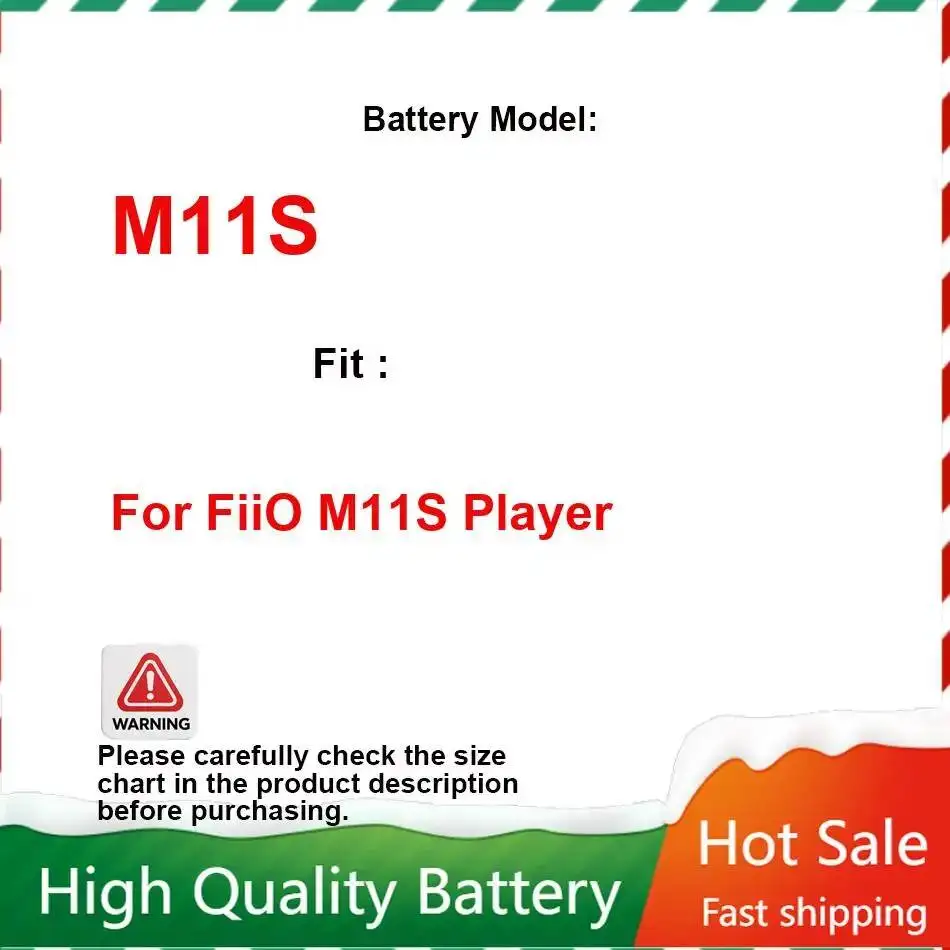 Prolonged Performance For Fiio M11S Player Music Player Battery