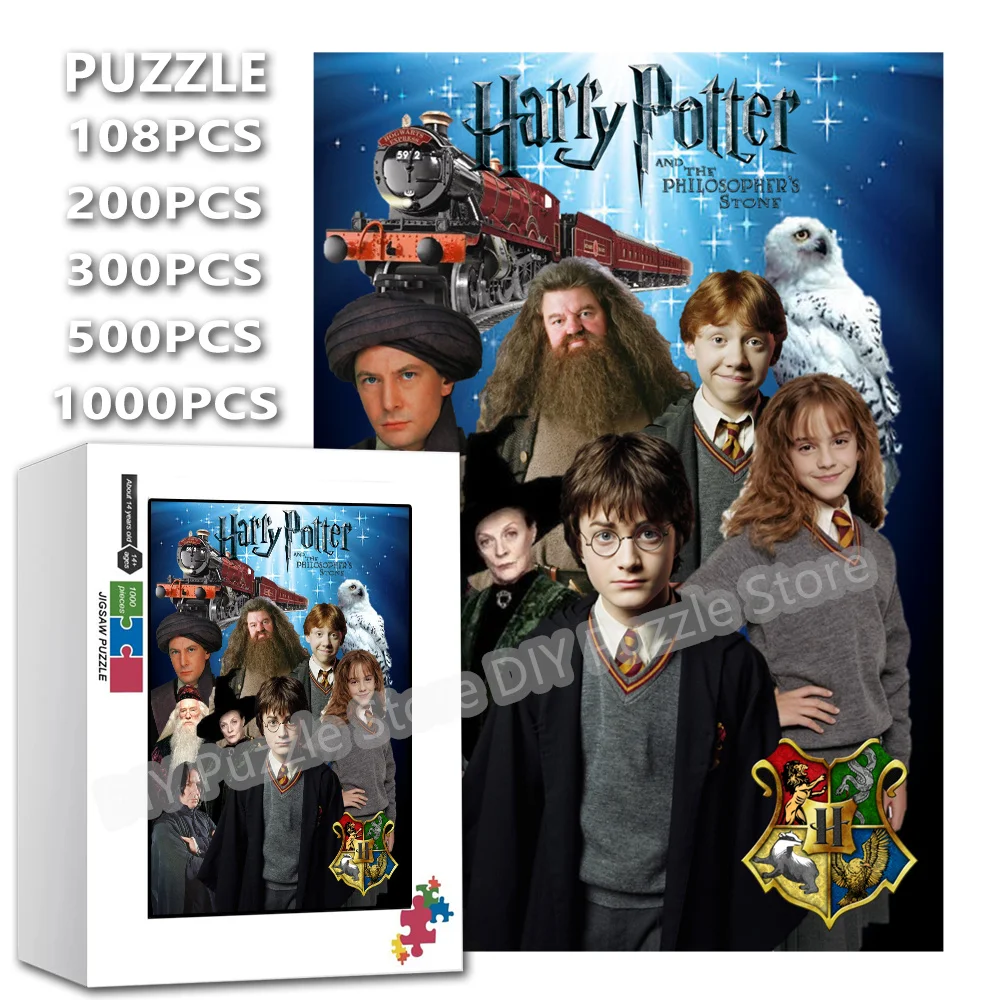 Diy Intelligentie Puzzels 108/200/300/500/1000/1500 Stuks Harry Potter en De Gevangene van Azkaban Print Puzzel Jigsaw Speelgoed