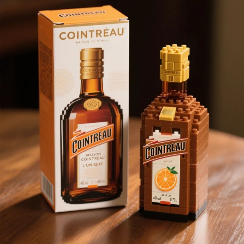 Whiskey Bottle Building Blocks Baileys Irish Cream Mini Liquor Model Creative DIY Bricks for Home Decor Model Kids Toys Gift image 3